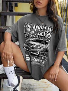 Camisetas DTG para Mujer, Camiseta Informal para Mujer, Camiseta Extra Grande para Mujer - Product Image 6