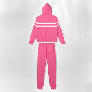 Survêtement décontracté à capuche avec logo personnalisé, tissu doux et chaud, coupe classique pour un usage quotidien, les entraînements et la promotion de la marque - Product Image 4