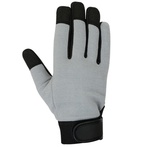 Gants de mécanicien en cuir synthétique antidérapants et respirants, couleur personnalisée, vente en gros OEM, design classique et élégant avec logo personnalisé - Product Image 4