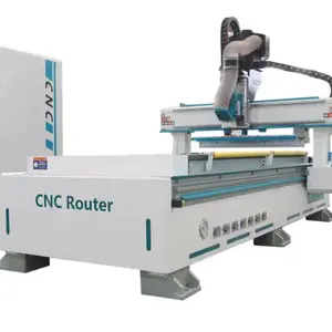 Router Cnc 4*8 Kaki Mesin Pertukangan 1325 Atc Cnc Router Kayu untuk Pemotong Mdf Pembuatan Pintu Furnitur Kayu