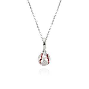 Jeulia Move My Way Clip-On Star Inlay Baseball Charm - Bijou en acier inoxydable, cadeau - Product Image 2