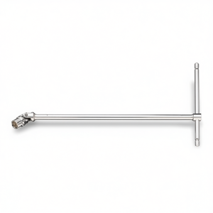 Chrome-Plated T-Handle Wrench with Swivel <b>Socket</b> for Torx Profile Head Screws - Product Image 2
