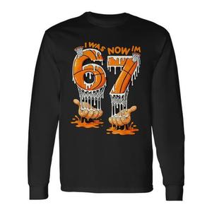 T-shirt a maniche lunghe con meme da basket per il 6°-7° compleanno, per celebrare i 6-7 anni di un bambino - Product Image 1
