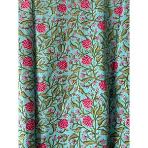 Robe kimono en coton rayé à fleurs, vêtement de détente respirant - Product Image 5