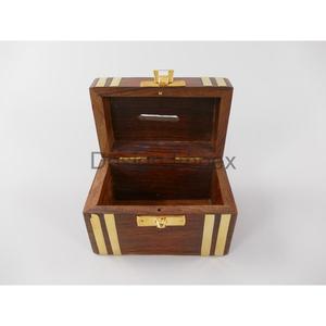 Banco de dinero náutico Caja de madera respetuosa con el medio ambiente Decoración para el hogar Caja de dinero de lujo Caja de madera Artículos de regalos promocionales - Product Image 5