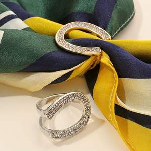 Décoration de table et accessoires ronds de serviette décoration de la maison porte-anneau de serviette en acier inoxydable 100% original porte-mouchoirs - Product Image 3