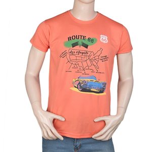 Camiseta estampada de corte ajustado para hombre - Color melocotón - Product Image 2