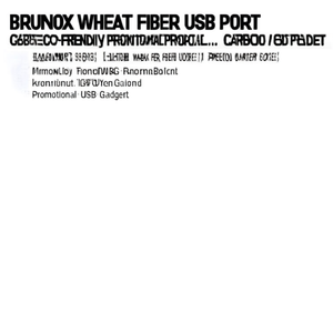 Gadget USB in Fibra di Grano Brunox, Prodotto Promozionale Ecologico - Product Image 2