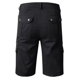 High Quality Solid Casual Men's <b>Black</b> Cargo <b>Shorts</b> Breathable Quick Dry Running Jogging Gym Fitness - Product Image 2