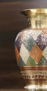 Vase à fleurs écologique de style américain chromé en tailles personnalisées, vase décoratif en aluminium pour la maison, vente directe, pot fait à la main - Product Image 4