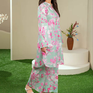 ชุดสูท2025สำหรับสตรีแบบไม่มีตะเข็บน้ำหนักเบาชุดปากีสถานคุณภาพอินเดียที่ดีที่สุดสำหรับผู้หญิงทุกฤดูกาล - Product Image 1