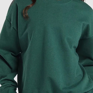 Sudadera de Mujer de Manga Larga de Algodón con Logotipo Personalizado de Alta Calidad, Transpirable, Sostenible, Informal, Lisa - Product Image 6
