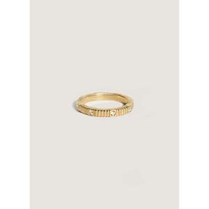 Anillo de Diamantes Ins de Oro Sólido de 14k con Corte Radiante y Princesa, Joyería Fina Romántica para Uso Diario con Piedra de Ópalo - Product Image 1