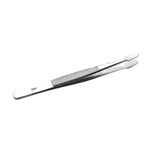 Pince à épiler de manucure premium de 10,3 cm, durable, à pointe plate et angulaire, pour usage domestique et commercial - Product Image 3