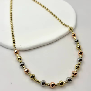 สร้อยคอจี้แฟชั่นฤดูร้อนสไตล์มินิมอลลิสต์สำหรับผู้หญิงสร้อยคอลูกปัดทองแดงผลิตในโปแลนด์ - Product Image 1