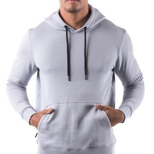 Wholesale Unisex Cotton Fleece Pullover <b>Hoodies</b> Breathable Winter Sweatshirts With Custom Logo Embroidery <b>Black</b> <b>Plain</b> Blank <b>Men</b> - Product Image 4