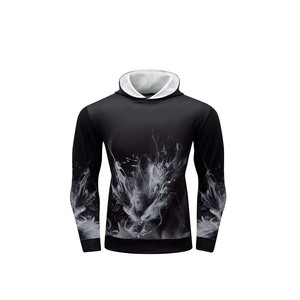 Logo personnalisé 100% chandails à capuche en polyester pour hommes unisexe poids lourd anti-boulochage transfert impression plaine sweats à capuche de sublimation - Product Image 6