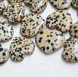 Unique Design Dalmatian Jasper Heart Gemstone for DIY <b>Crafts</b> and Chakra Healing Available At Reasonable Price - Product Image 4