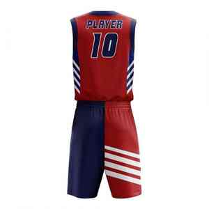 Conjunto de Uniforme de Baloncesto Sublimado Personalizado, Jersey y Pantalones Cortos de Poliéster de Secado Rápido, Ropa de Equipo, Venta al Por Mayor OEM - Product Image 3