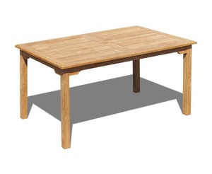 Table de jardin carrée en teck moderne, imperméable et durable, résistante aux UV, empilable pour une utilisation en extérieur dans les hôtels, restaurants, villas - Product Image 2