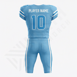 Uniforme de Fútbol Americano de Alta Calidad, Talla Grande, Diseño Corto Estampado, Transpirable, Ropa Deportiva de Equipo - Product Image 2