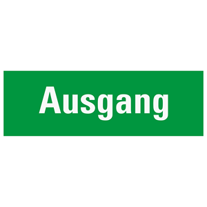 Segnale di Uscita di Emergenza Luminoso al Buio 400 X 140mm (A X L)-RT-SCHILD-400-1-NL - Product Image 1