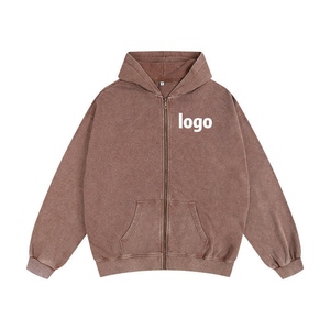 Sweat à capuche unisexe surdimensionné de haute qualité Sweat-shirt en coton avec logo personnalisé Sweat-shirt à capuche pour hommes Design solide de poids lourd - Product Image 4