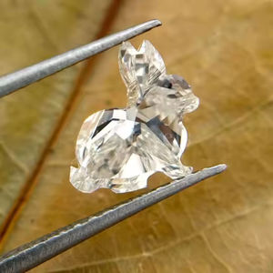 Diamant de laboratoire taille lapin, couleur fantaisie D, certifié IGI, pierre précieuse unique pour bijoux - Product Image 1