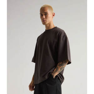 Camisetas de gran tamaño para hombre, camisetas de manga corta con hombros caídos, novedad de verano, Camiseta holgada para hombre - Product Image 5