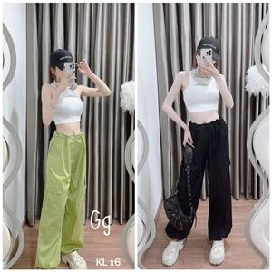 2023 été décontracté femmes long ensemble Spandex tricot facile à porter naturel lavable emballage personnalisé par le fabricant du Vietnam - Product Image 5