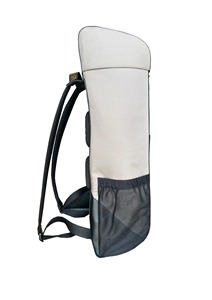 Mochila impermeable de cuero de vaca de poliéster de plástico reciclado unisex, duradera, personalizada, de lino con múltiples compartimentos - Product Image 2