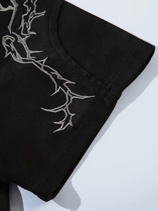 Conjunto de Camiseta y Pantalones Cortos de Verano para Hombre, de Alta Calidad, Ligero, Transpirable, de Algodón, 2 Piezas, Ropa Deportiva, para Correr, Fitness - Product Image 5