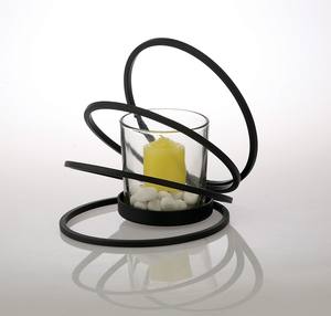 Handcrafted Sustainable Wood <b>Tea</b> Light Holder with Wrought Iron Frame Premium Eco-Friendly Candle <b>Stand</b> Bulk Supply for Hotel - Product Image 3