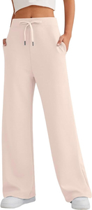 Pantalones acampanados de mujer con logotipo personalizado, pantalones acampanados de cintura media informales de algodón Original de alta calidad de gran tamaño, Nurak 2025 - Product Image 4