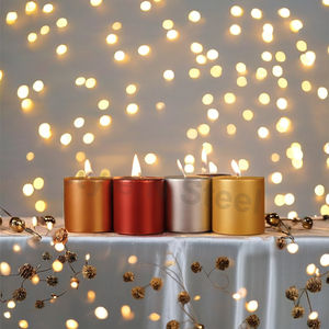 METALLIC CANDLES diseña opciones de decoración para el hogar, bodas, Navidad, Pascua, cumpleaños y San Valentín. - Product Image 1