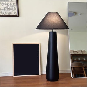 Premium Quality Black Floor Lamp New Classic Paper Mache <b>LED</b> <b>Light</b> Wedding Parties Decoration Accessories Wholesaler Price - Product Image 2