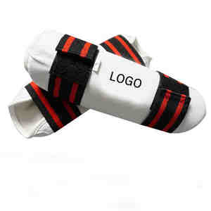 Espinilleras de cuero PU ligeras profesionales Unisex, entrenamiento de Taekwondo, precio al por mayor, protector de piernas de artes marciales - Product Image 4