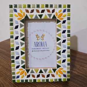 Cadre photo carré en bois MDF de style moderne Design naturel Léger écologique pour les photos de mariage à la maison et le dessus de table - Product Image 1