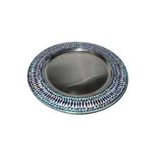 Assiette de chargeur arrondie de concepteur artisanal dernière arrivée vaisselle de conception Standard plat de service et assiette à vendre prix inférieur - Product Image 5
