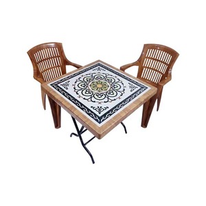 Mesa de restaurante Comedor Elegancia Personalizar Mesas de restaurante cuadradas de plástico Estilo perfecto Durabilidad y asequibilidad - Product Image 6