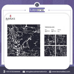 Carrelage de sol en porcelaine durable 600x600 mm, aspect marbre pleine masse avec finition ultra brillante pour sol en céramique - Product Image 4