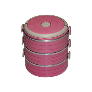 Fiambrera Tiffin de cuerpo interior de acero inoxidable de primera calidad, de varios niveles fiambrera, respetuosa con el medio ambiente, la mejor venta de transportadores de alimentos para comidas saludables - Product Image 2