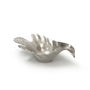 <b>Silver</b> Bird Shaped Decorative <b>Bowl</b> Elegant Metal Serving <b>Bowl</b> for Home Decor Dining Table Centerpiece Festive Gift Engagement - Product Image 3