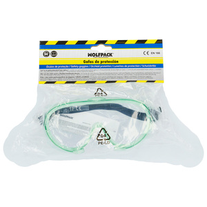 Gafas de seguridad con correa elástica. Certificado EN166. Transparente. - Product Image 5