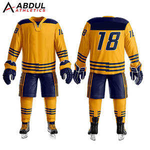 Uniforme de Hockey sobre Hielo de Material Duradero para Clubes, Escuelas y Equipos Deportivos Profesionales - Product Image 1