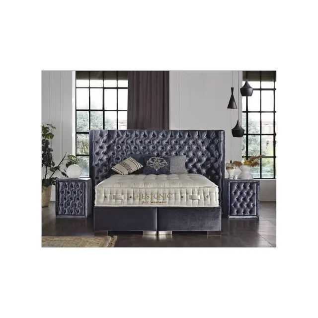 Houseella Empire King Size European Spring Bed Frame Best Quality&Price Luxury Spring Bed