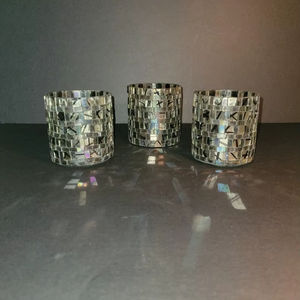 Modern Style Beeswax Mosaic <b>Tealight</b> Holder Elegant Decorative Votive Candle Holder Handmade Highly <b>Scented</b> Wedding Decor Home - Product Image 1