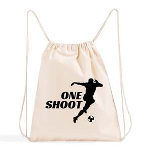 Mochila Económica de Algodón Personalizada con Cordón, Gran Capacidad, Estilo Casual, Plegable y Portátil con GPS, Personalizada con su Logotipo - Product Image 1