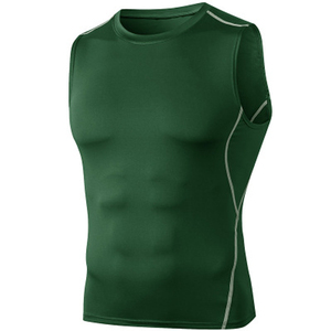Camiseta sin mangas de compresión de secado rápido para hombre, camiseta estampada para entrenamiento de gimnasia, camiseta sin mangas - Product Image 5