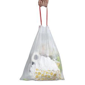 Bolsa de basura con cordón de HDPE, rollo de cinta adhesiva pesada, con cuerda de plástico - Product Image 5